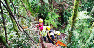 Mulher sobrevive a queda de 20 metros em Itaiópolis