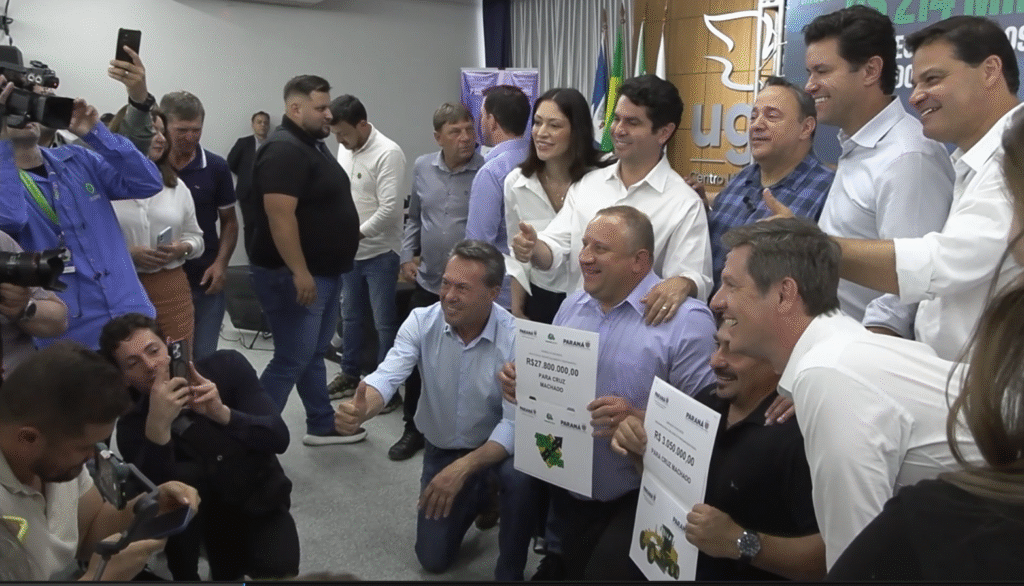 Cruz Machado e Paulo Frontim recebem R$ 45 milhões