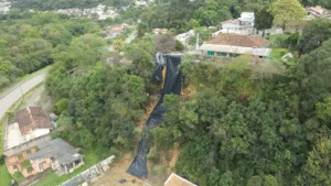 Defesa Civil alerta risco de deslizamento em Canoinhas