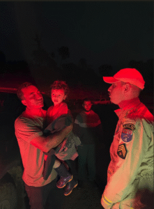 Lorenzo Byller foi encontrado consciente a 10 km de casa após horas de buscas em mata fechada