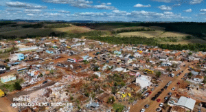 Tornado destrói 90% de Rio Bonito do Iguaçu