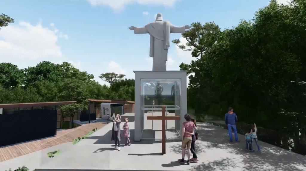 Porto União inicia obra do bonde funicular