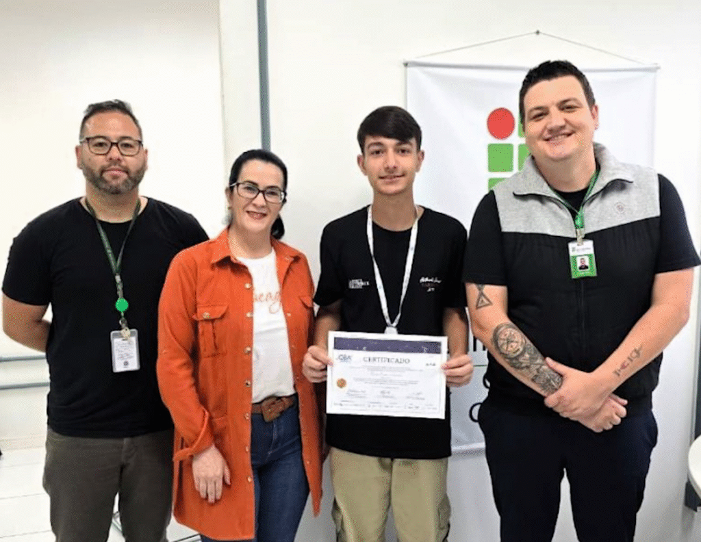 Estudante de Canoinhas conquista prata na Olimpíada