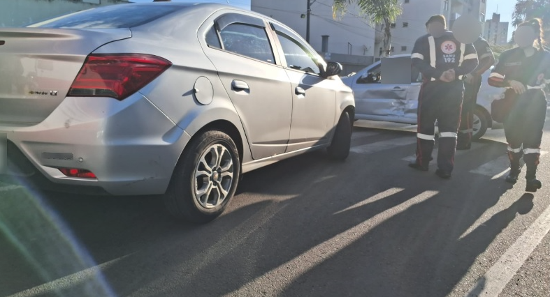 Colisão no cruzamento em União da Vitória