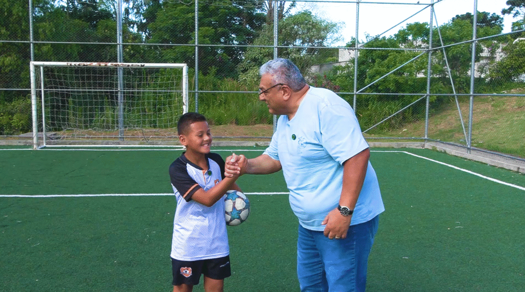 Pablo, 10 anos, desponta como promessa do futebol