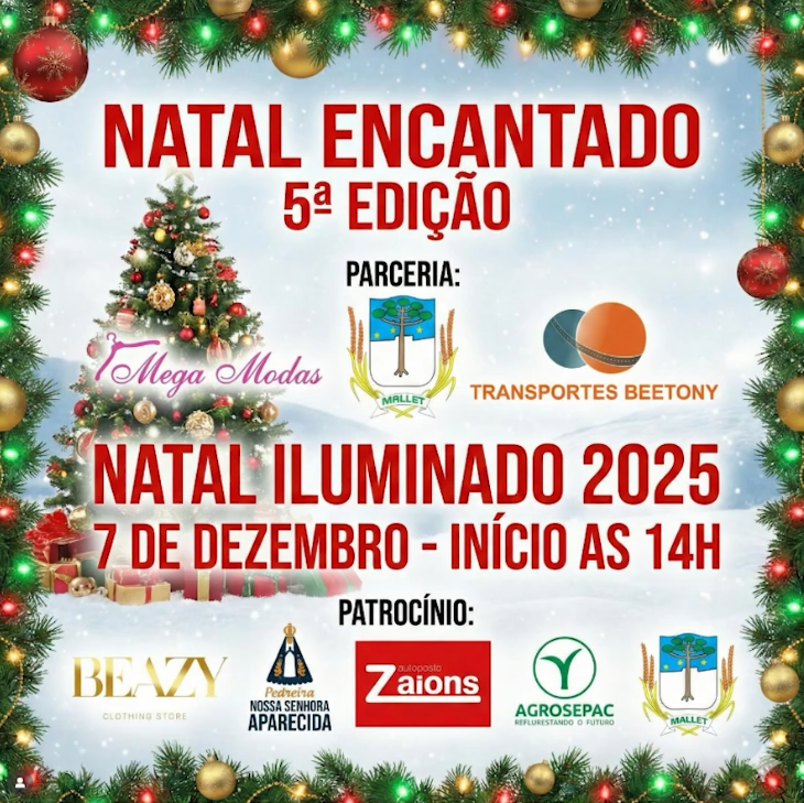 Mallet abre Natal no Parque dos Imigrantes
