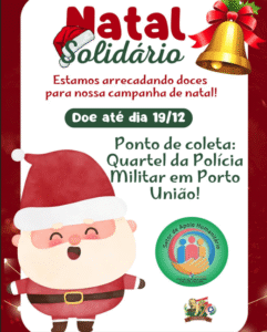 Polícia Militar arrecada doces para Natal Solidário