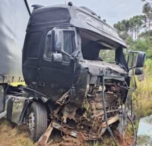 Acidente na BR-280 em Irineópolis