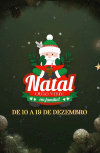 Papai Noel desce da Cuia
