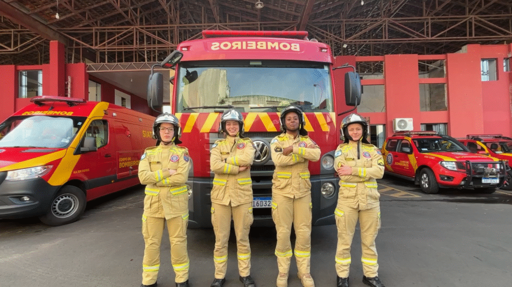 Bombeiras transformam Corpo de Bombeiros em União da Vitória