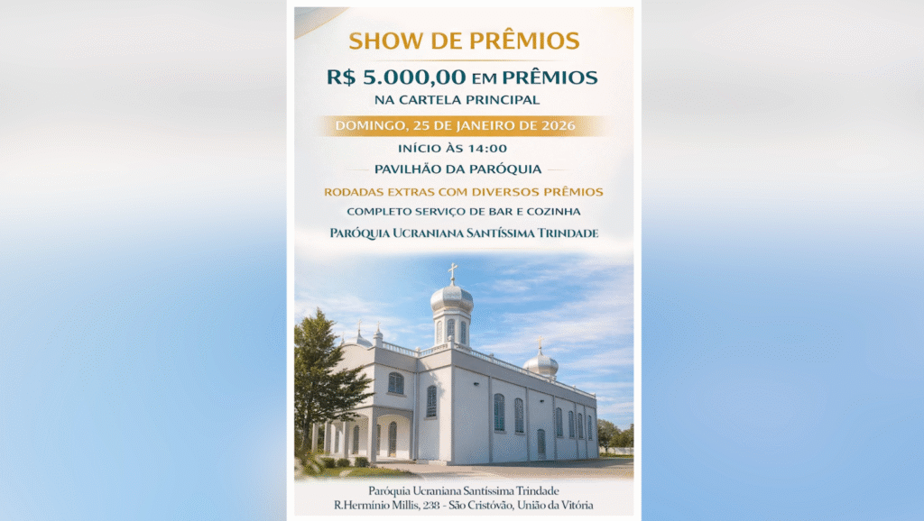 Show de prêmios arrecada fundos em União da Vitória