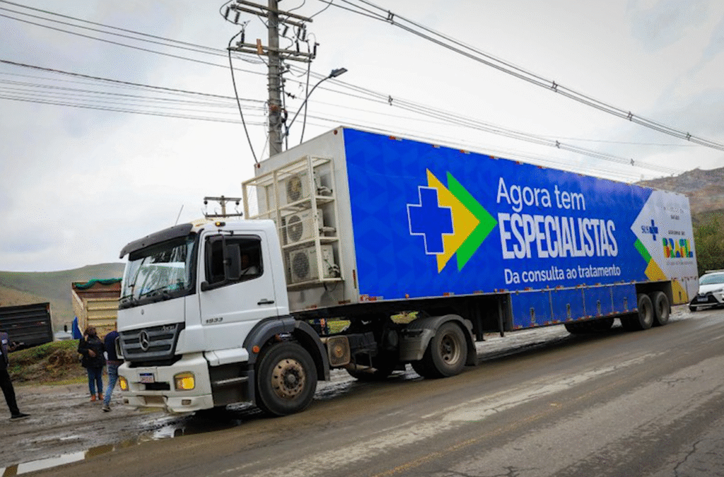 Carreta da Saúde leva exames ao Planalto Norte