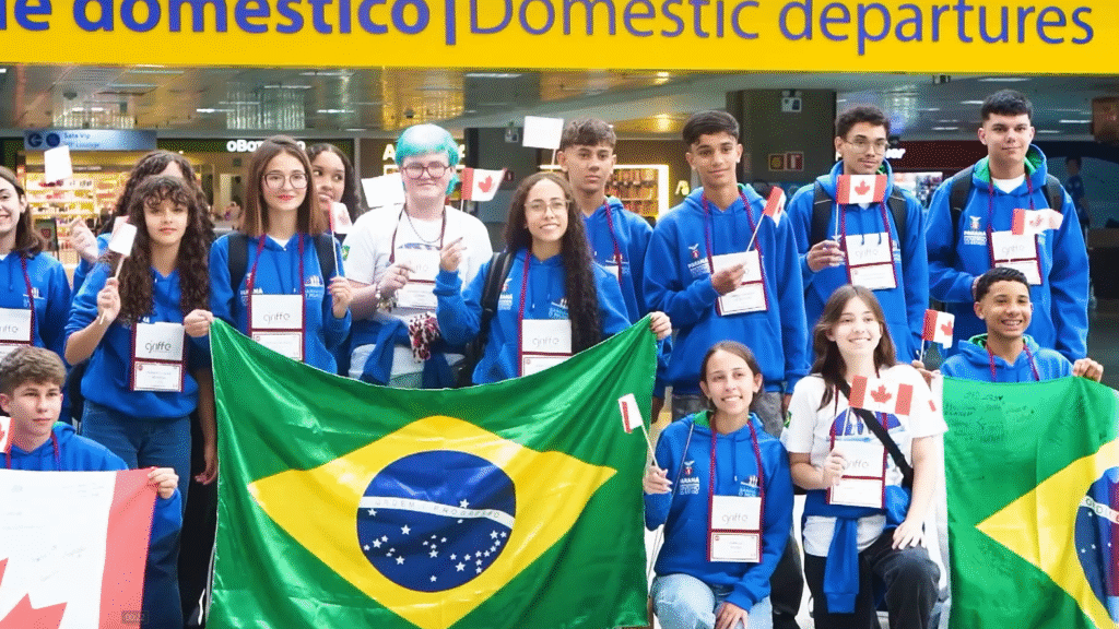 Estudantes do Paraná embarcam para o Canadá