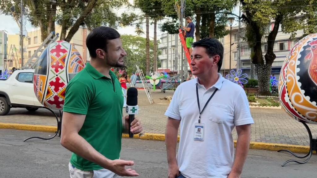 União da Vitória celebra Páscoa com decoração especial