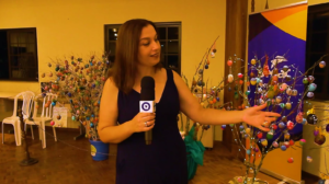 Tradição da árvore de Páscoa encanta Porto União