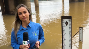 Chuva eleva Rio Iguaçu e alivia estiagem