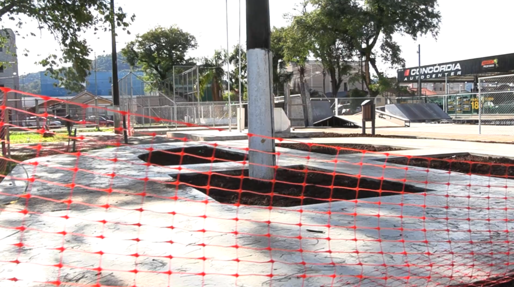 Obras da Praça dos Expedicionários chegam a 55%