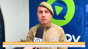 PM registra acidentes e apreende vinhos em União da Vitória