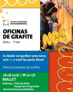 Oficina de Grafite transformará pista de skate em Mallet